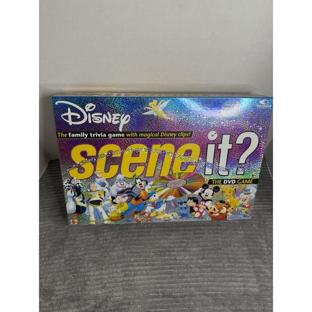 DISNEY Scene it? 1st Edition DVD Board Game - Not Complete